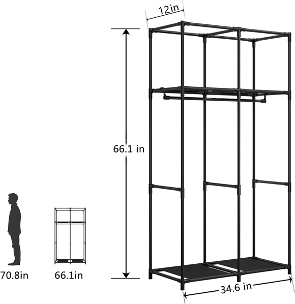 Shoe rack with cover